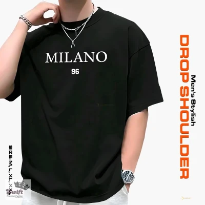Black Stylish DropShoulder