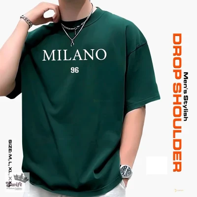 Green Stylish Drop Shoulder