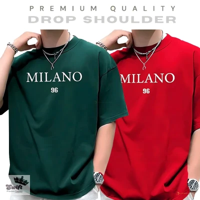 Green-Red Two Set Stylish Drop Shoulder